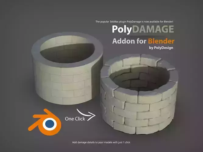 PolyDamage for Blender 3D model