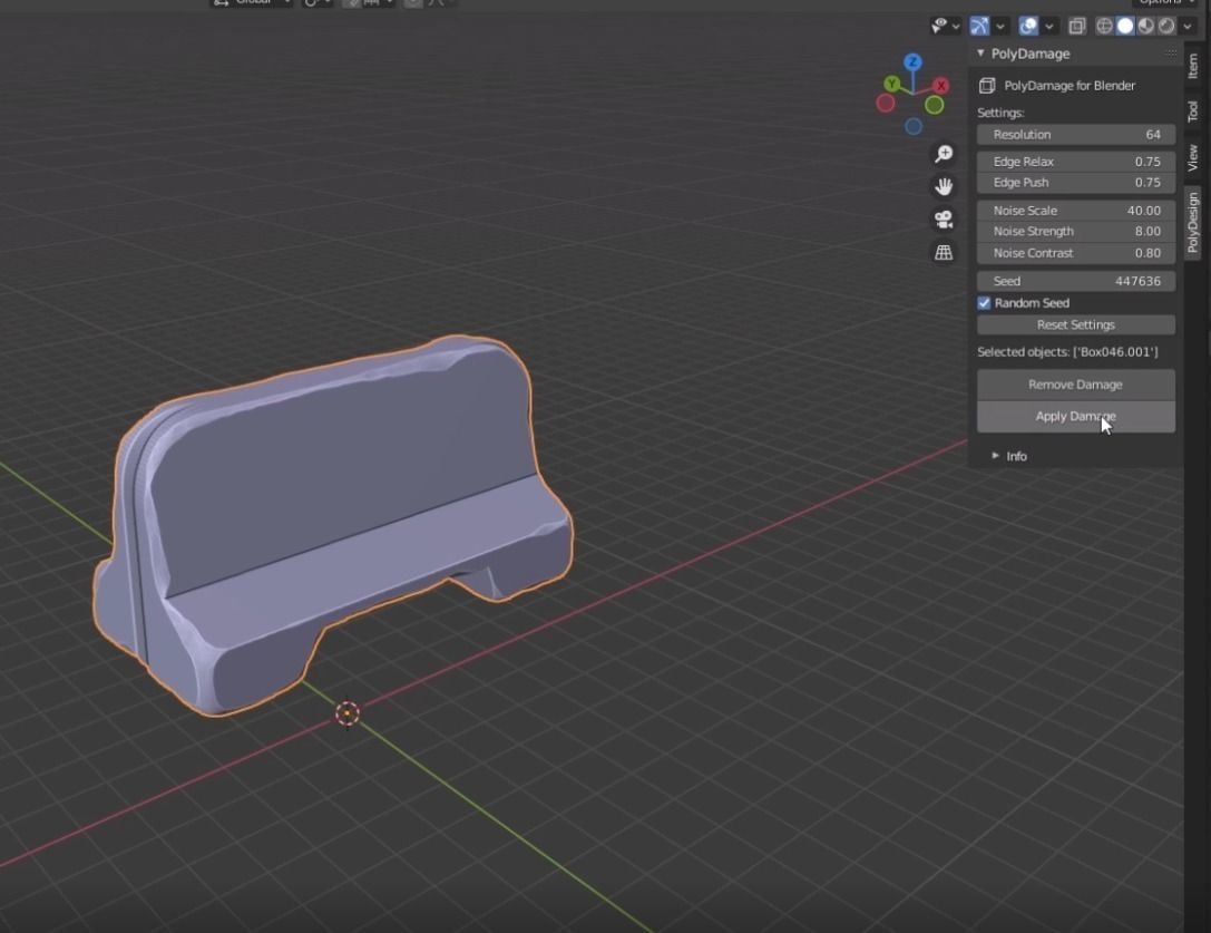 PolyDamage for Blender 3D model_5