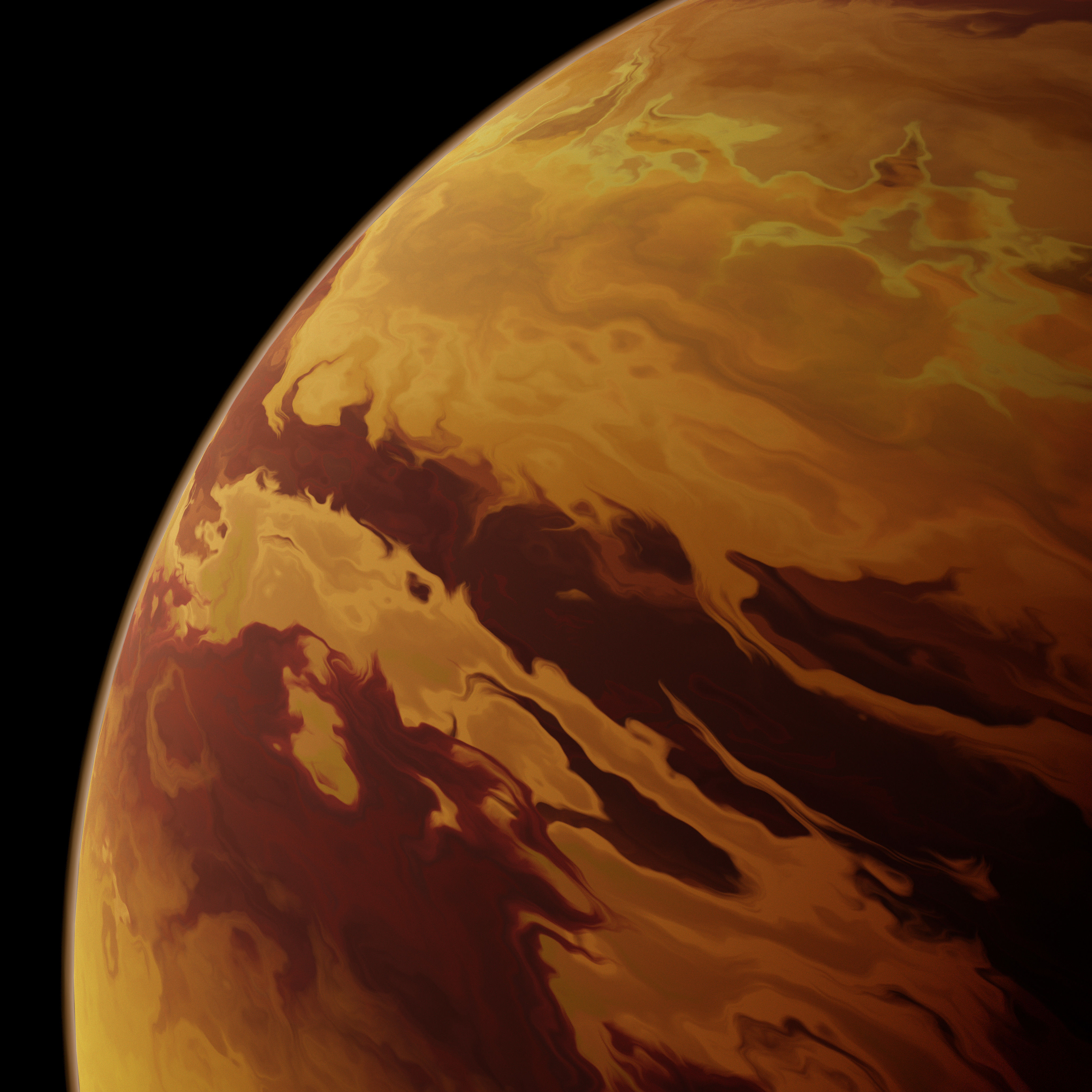Gas Giant Planet 02 - 16k 3D model_9