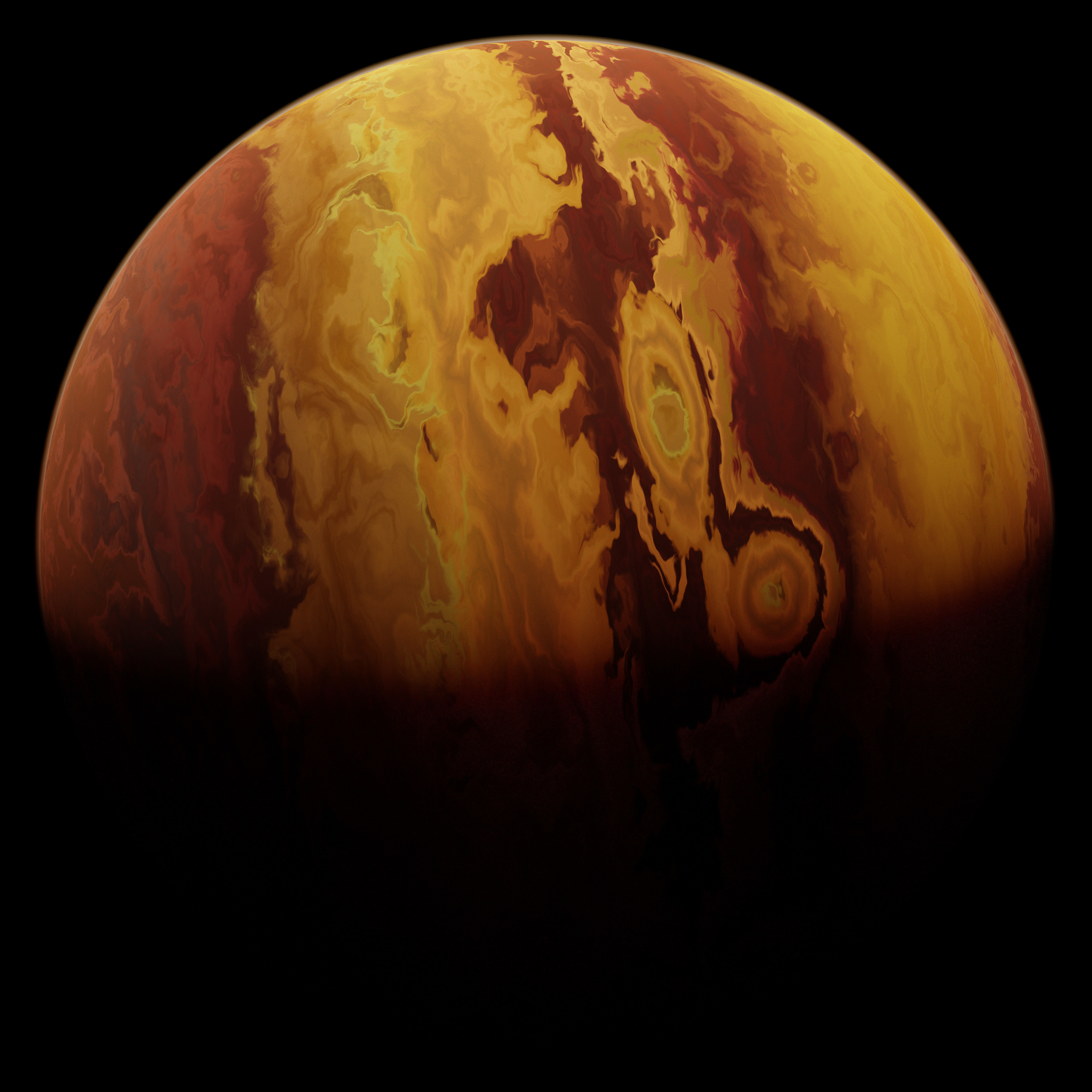 Gas Giant Planet 02 - 16k 3D model_7
