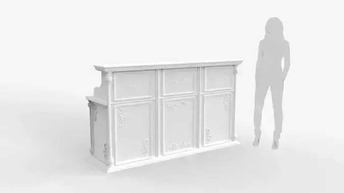 Luxury Reception Counter Desk 2