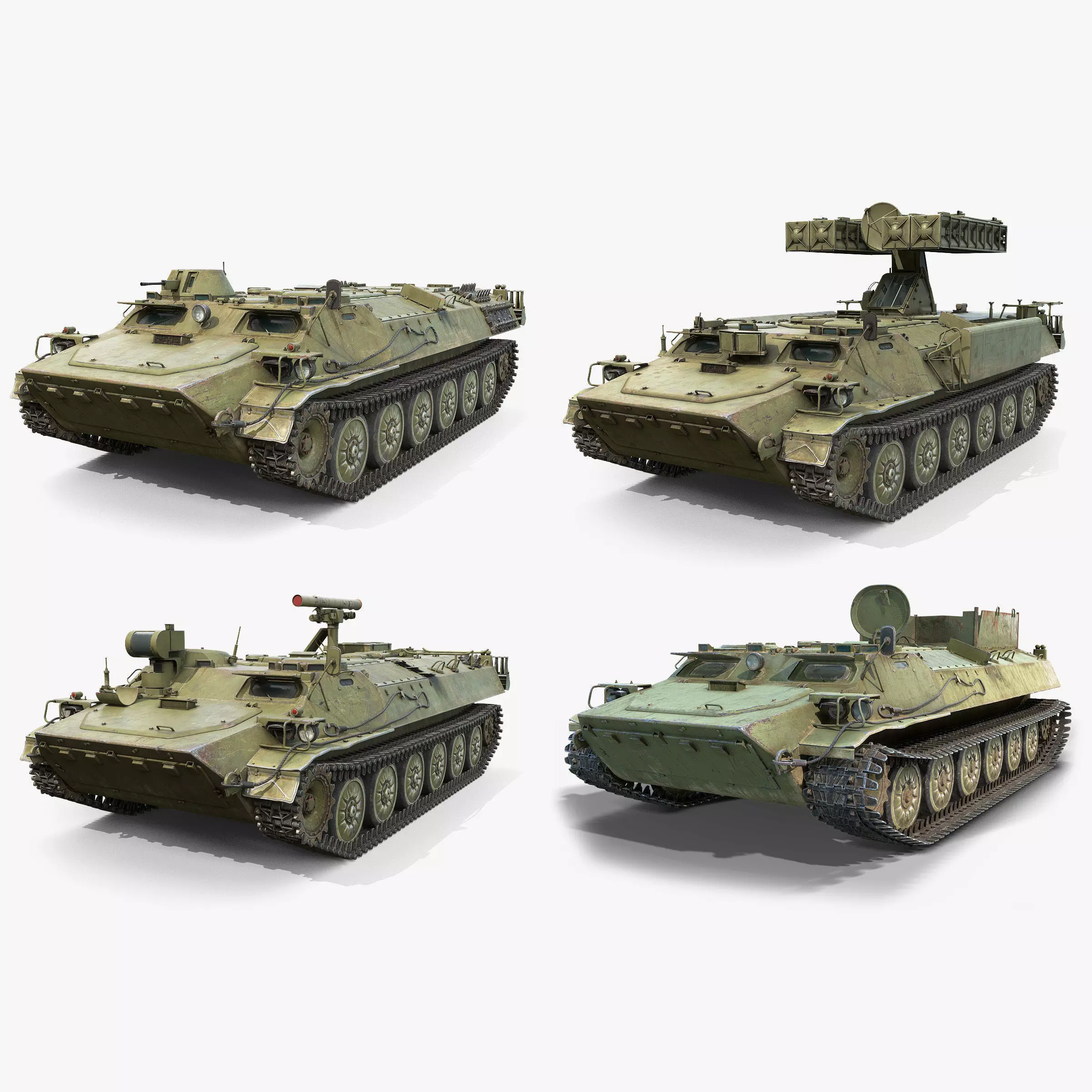 MT-LB Based Vehicles Set 3D Model Collection_0
