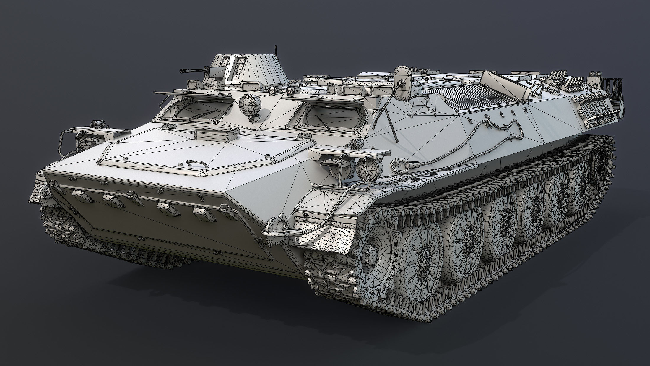MT-LB Based Vehicles Set 3D Model Collection_7