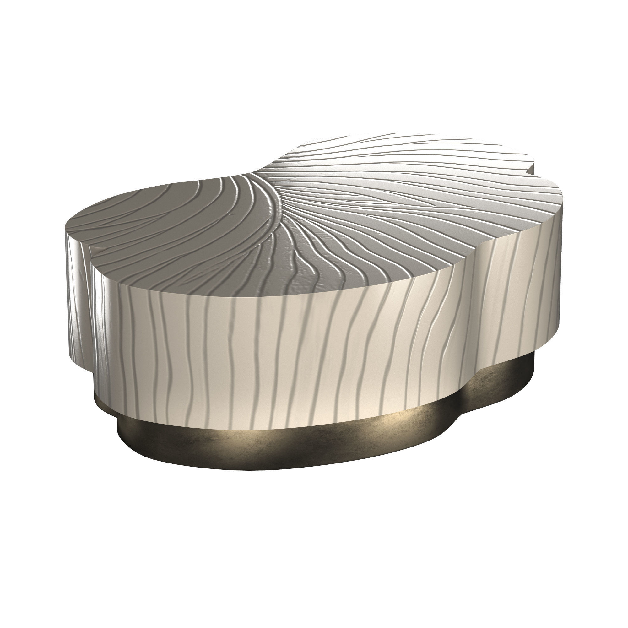 Leaf Design Cocktail Table 3D model_5