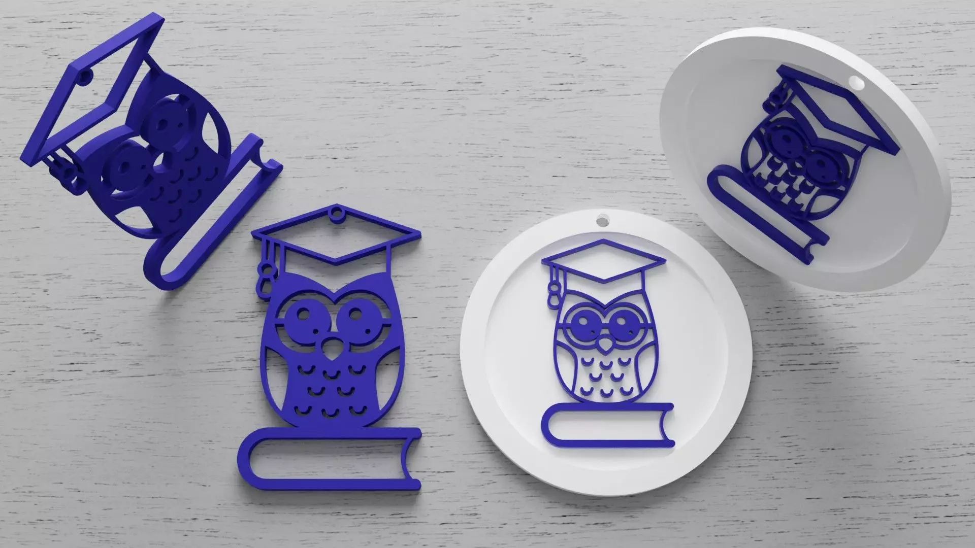 Chaveiros Pedagogia 3D print model_0