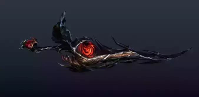 Futuristic Sword Low-poly 3D model Futuristic Sword Low-poly 3D model