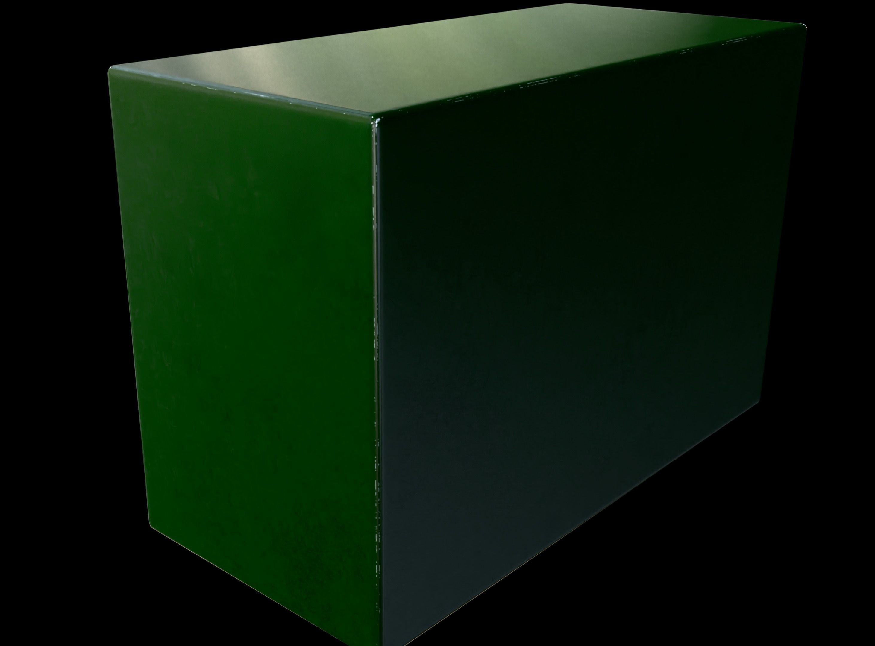 Old television 4k 3D model_4