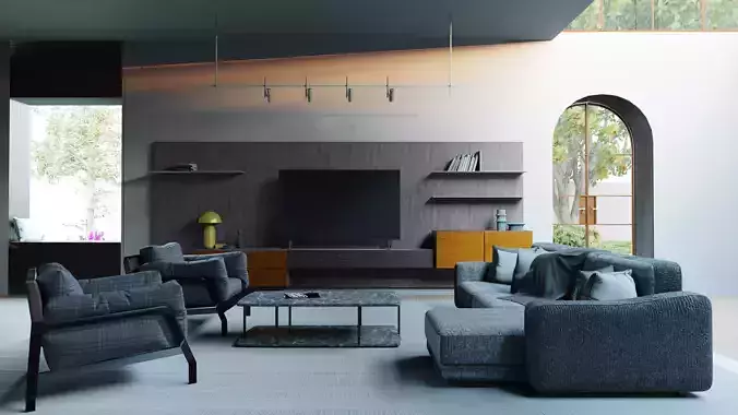 Classic Interior Scene