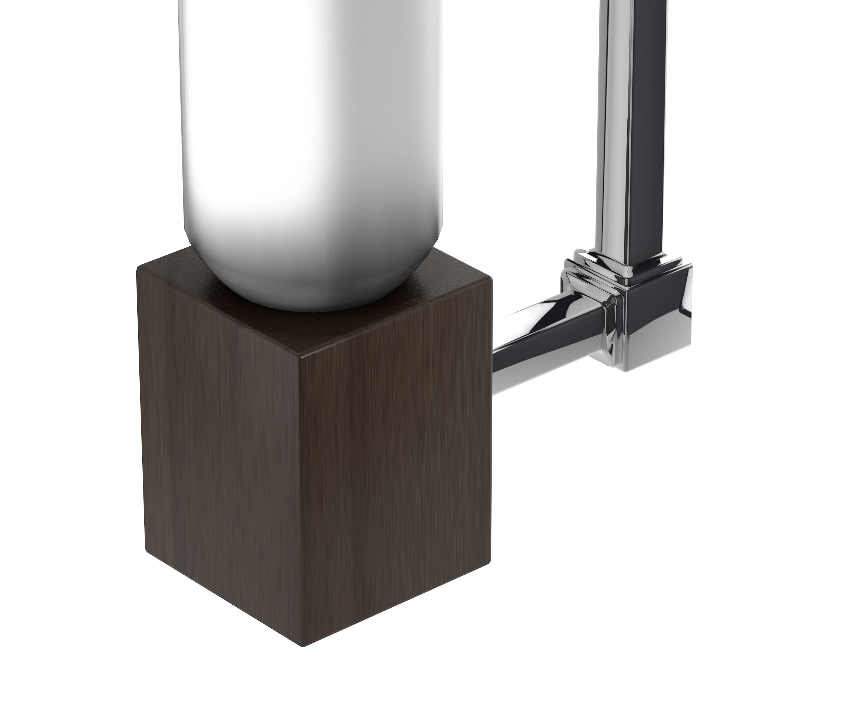 Luminescent vintage lamp chandelier vertical for cinema 4d Low-poly 3D model_8