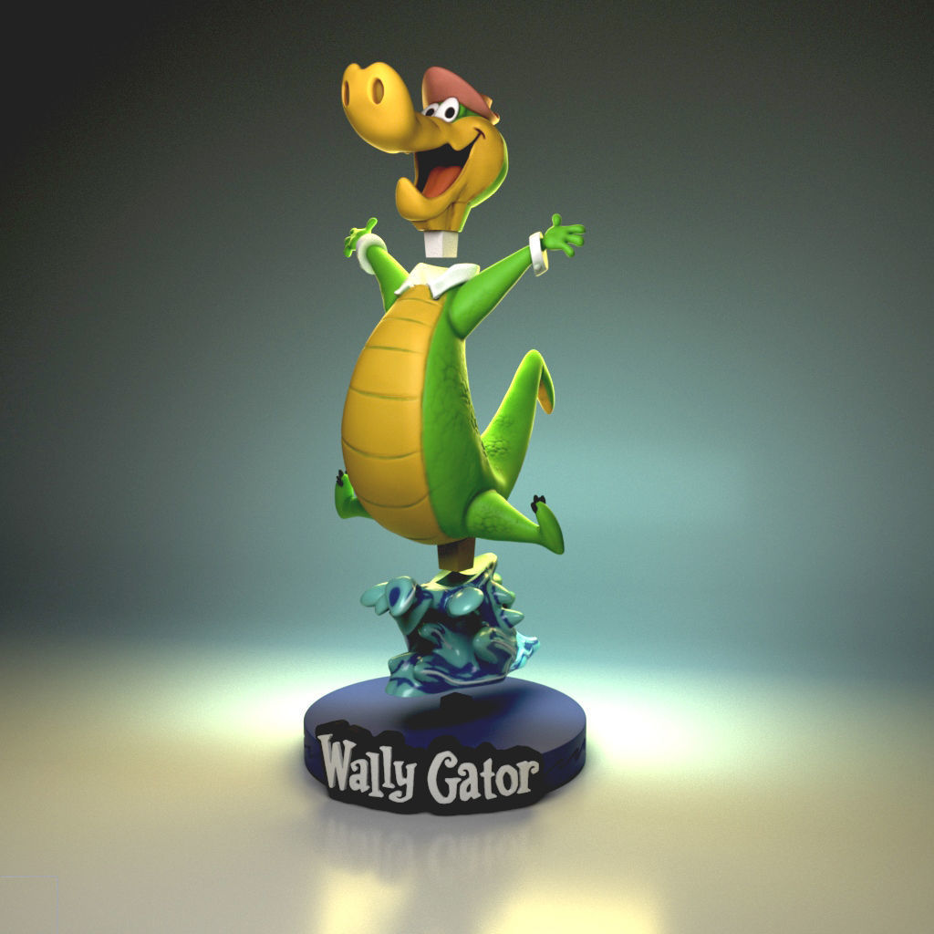 Wally Gator 3D print model_4