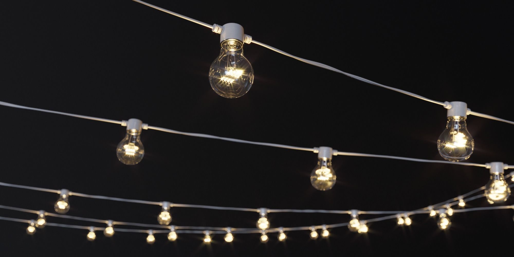 Garland and Bulb String 2 3D model_6