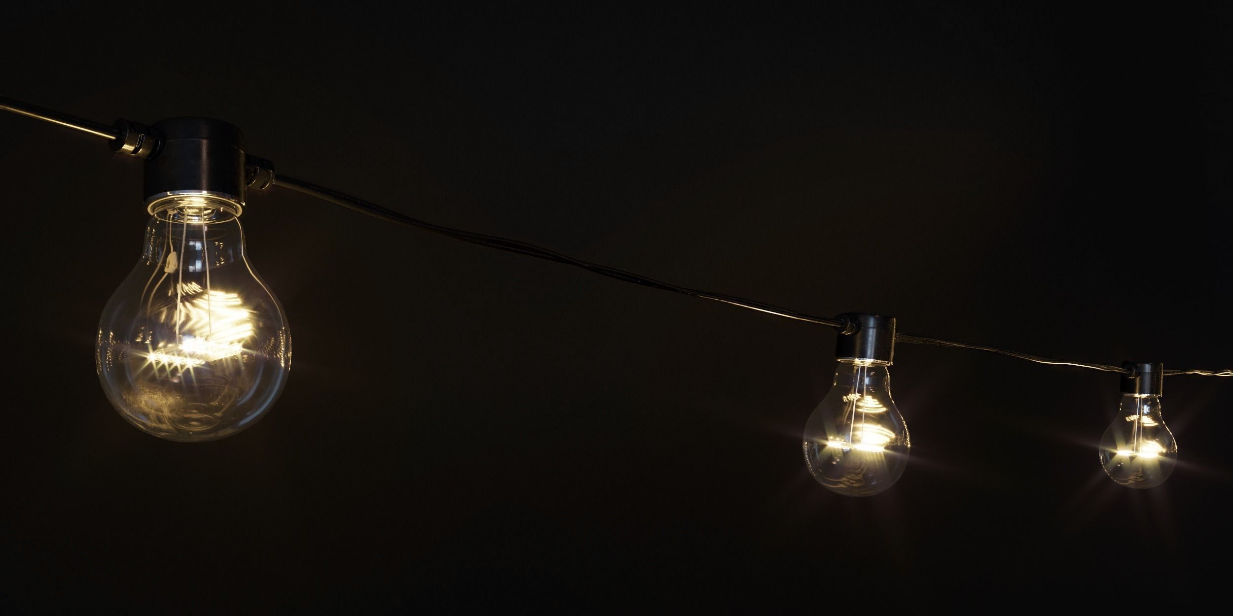 Garland and Bulb String 2 3D model_8