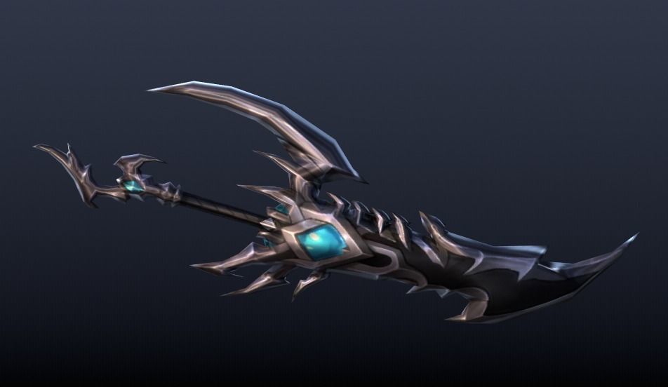Crystal Metal Sword Low-poly 3D model_9
