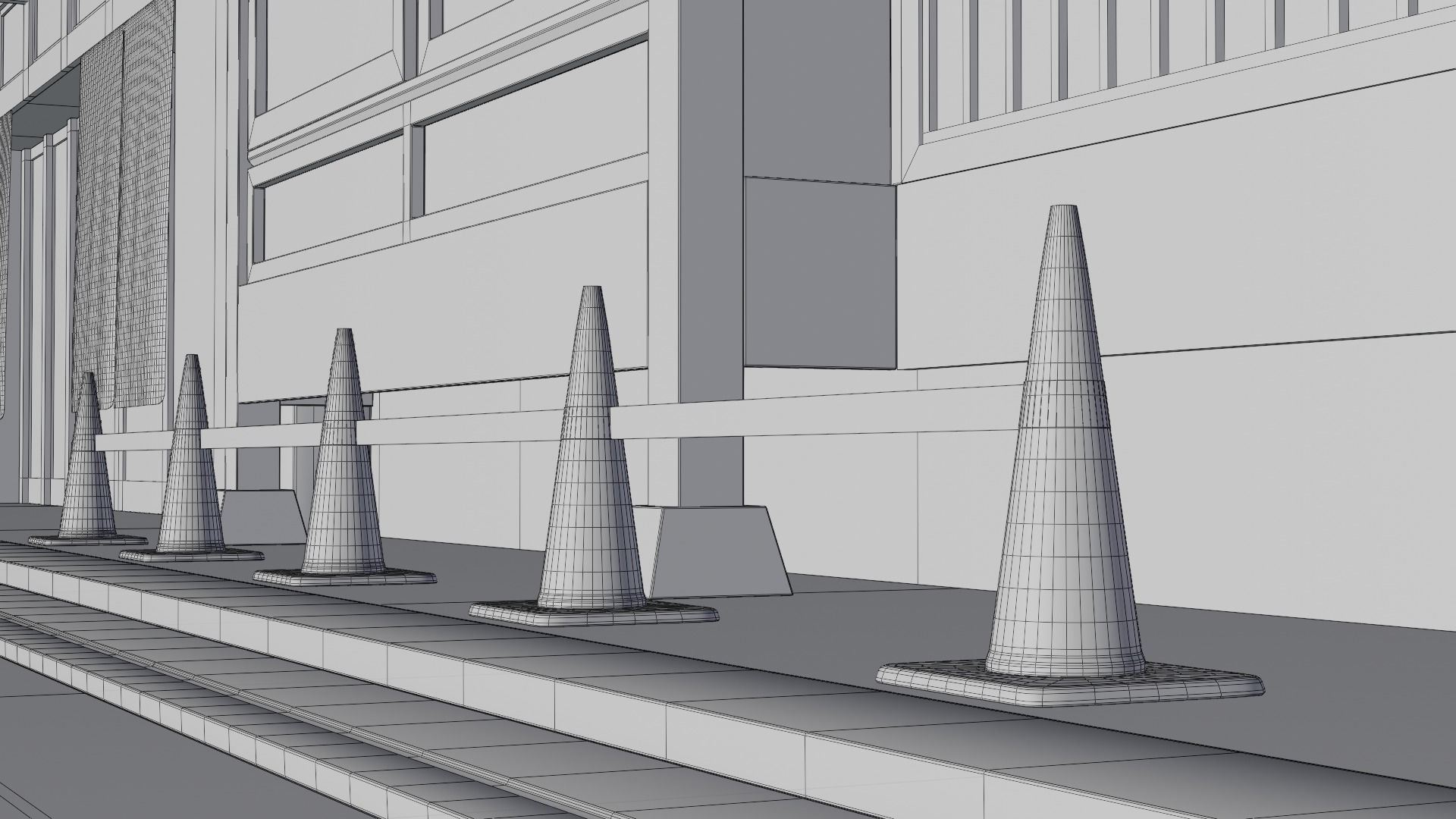 Japanese Street 3d Scene 3D model_16