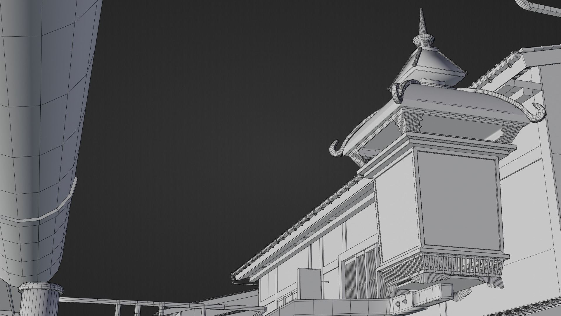 Japanese Street 3d Scene 3D model_14