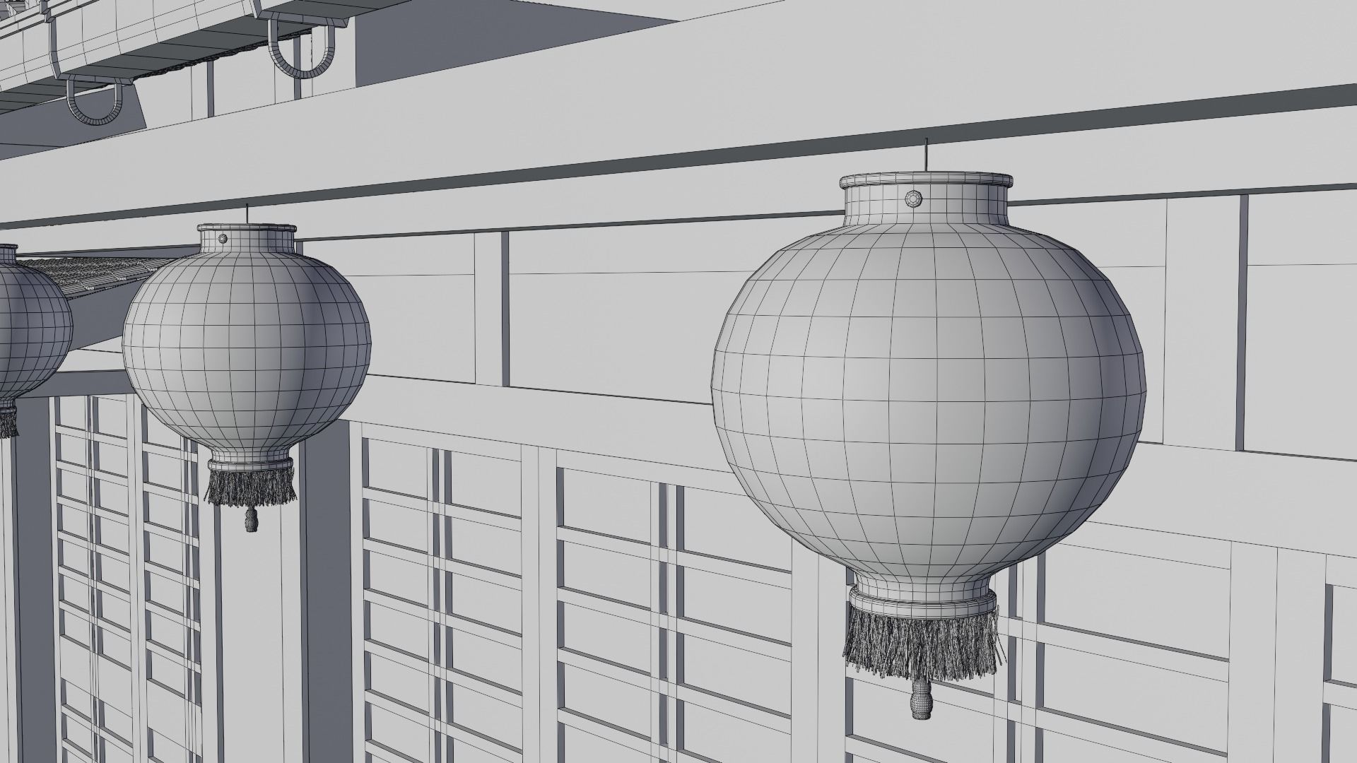 Japanese Street 3d Scene 3D model_11