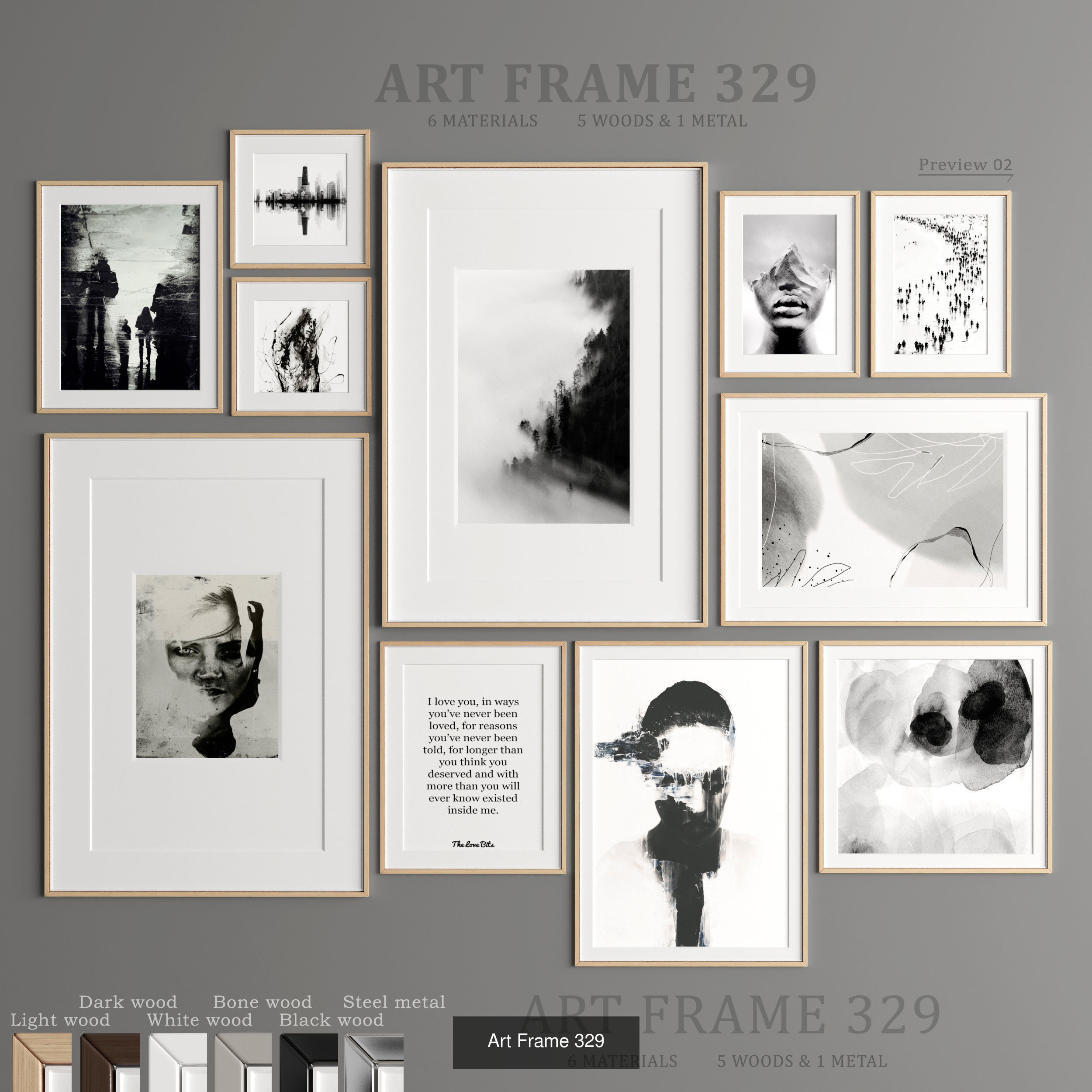 Collection of 11 Art Frames _3