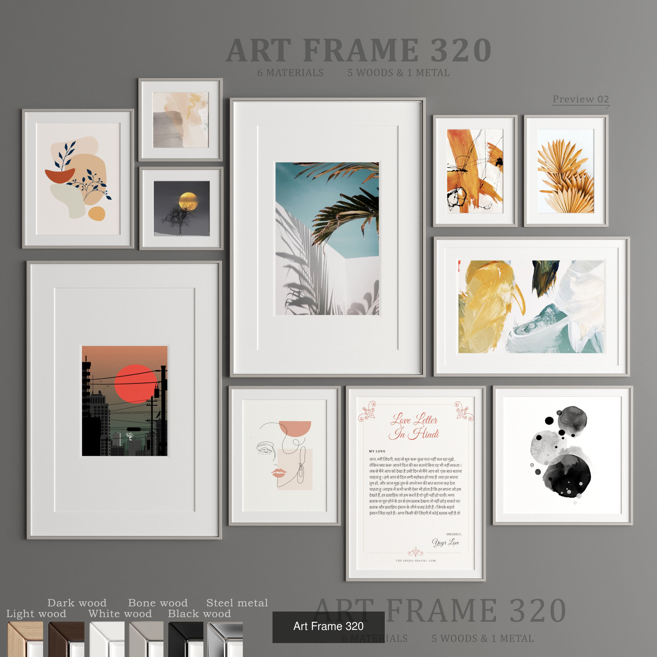 Collection of 11 Art Frames _1