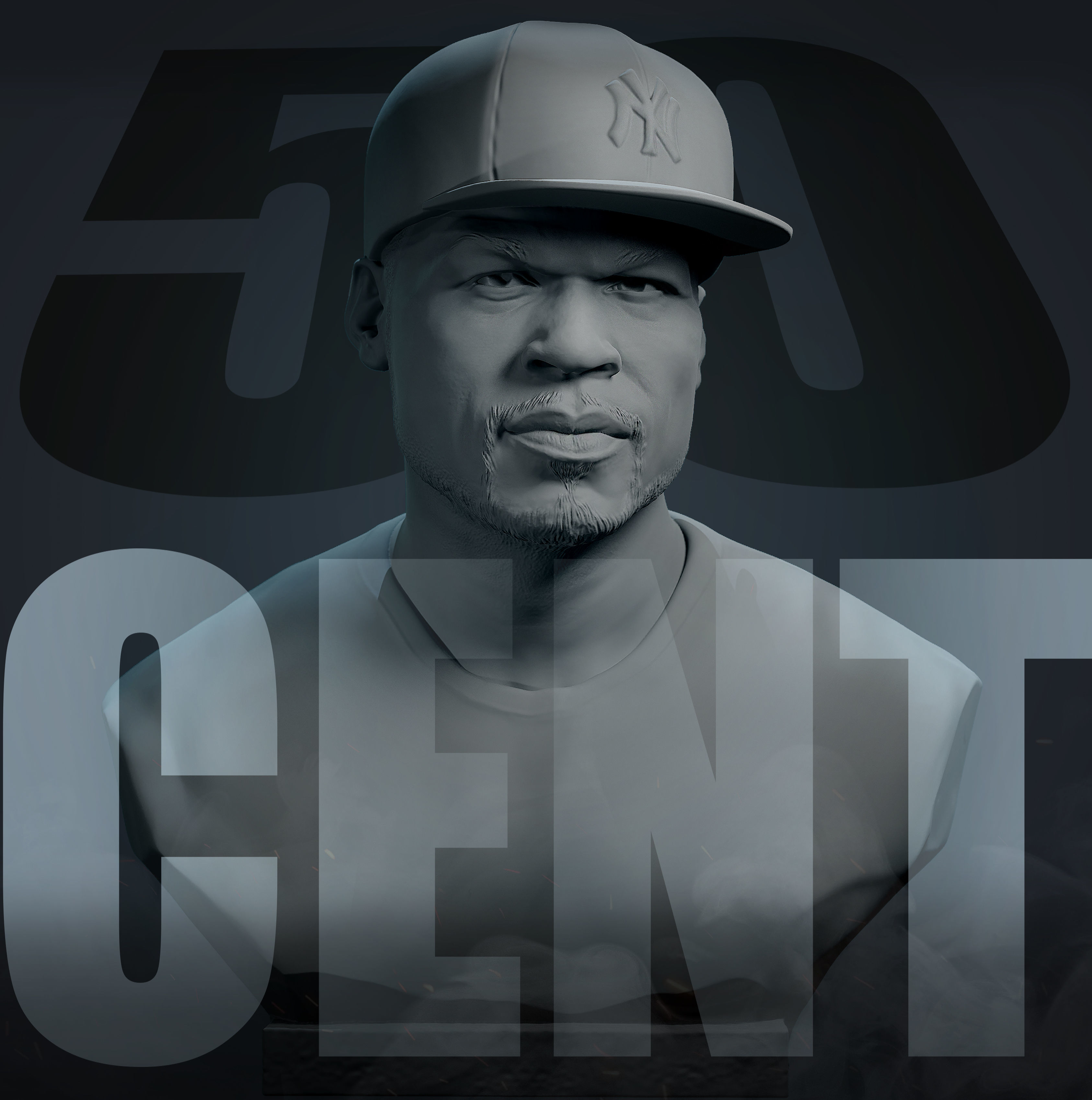 50 CENT 3D print model_2