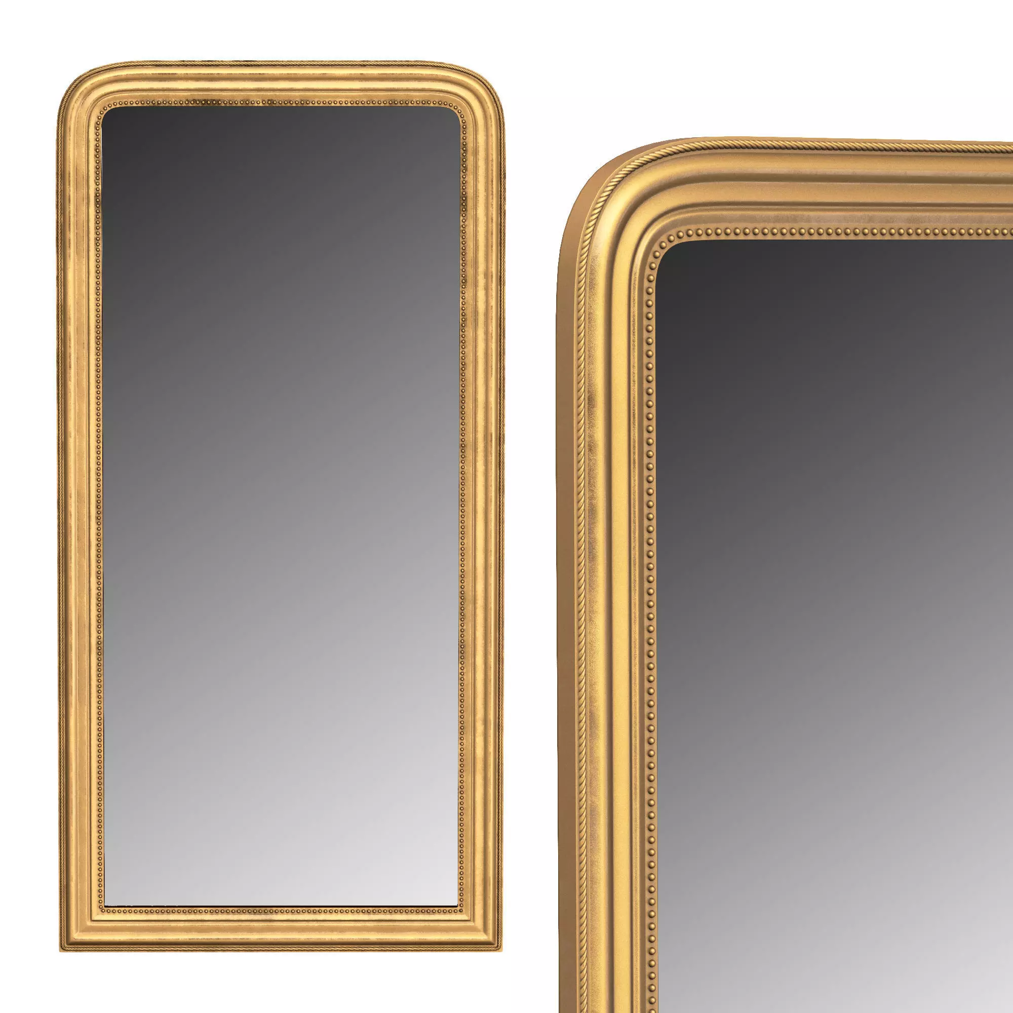 LOUIS PHILIPPE PERIOD MIRROR 3D model_0