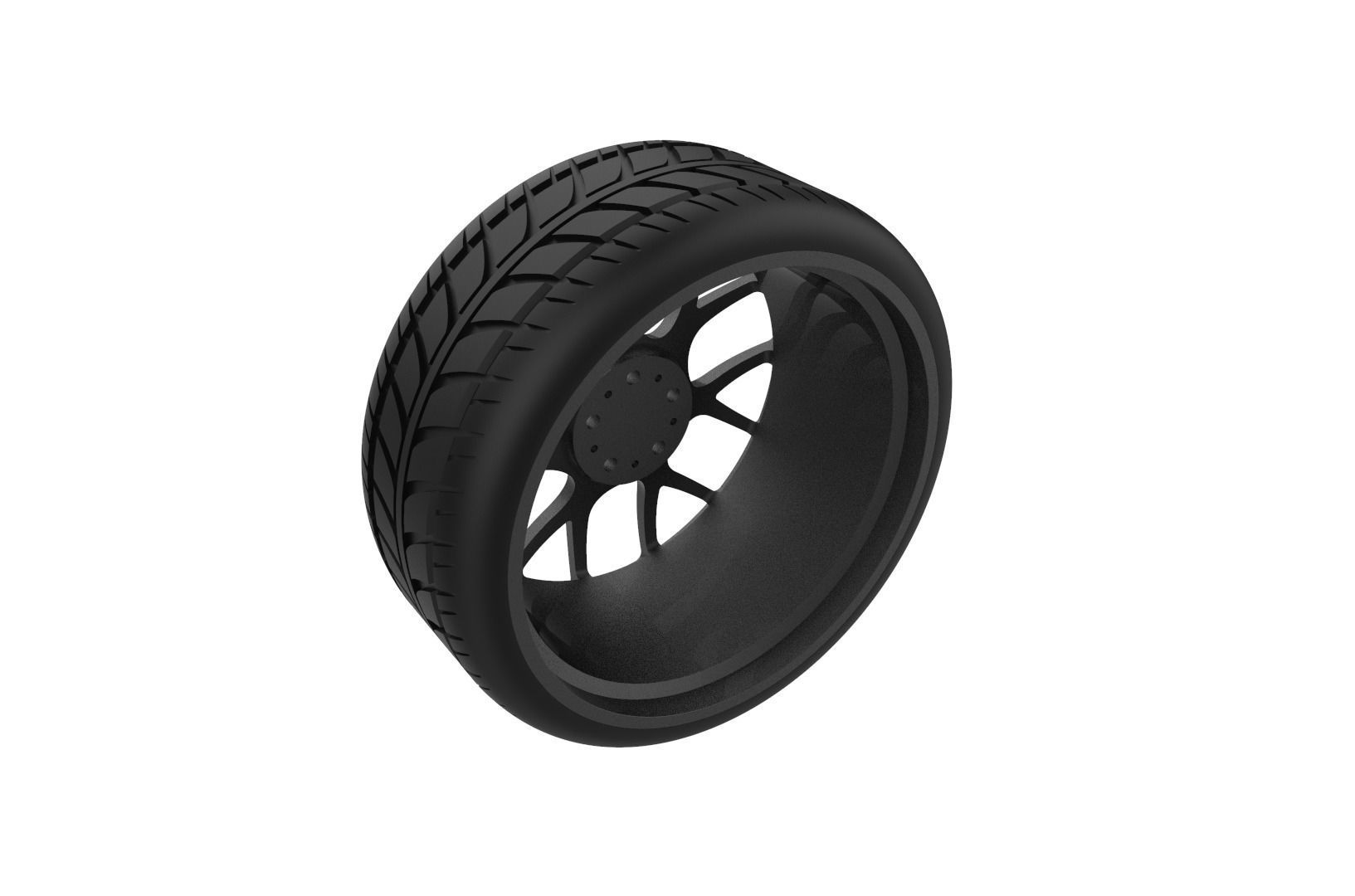 BBS CH-18 Car Wheel Rim 3D print model_21