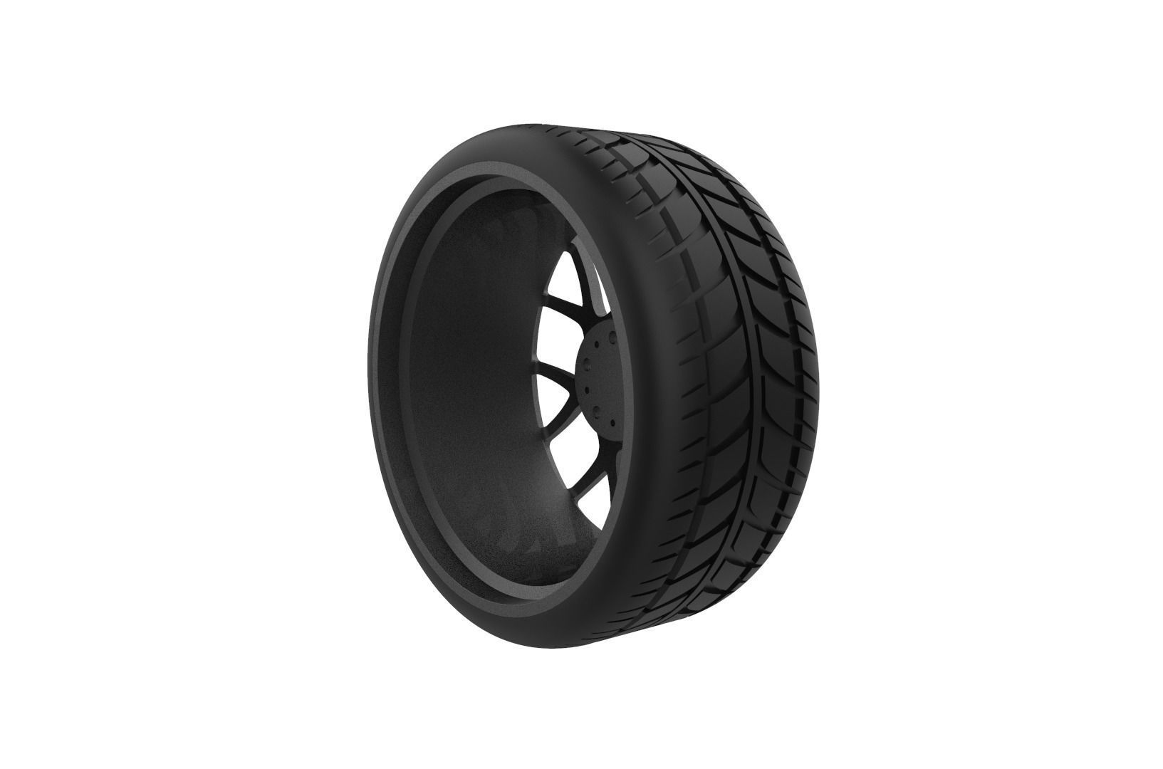 BBS CH-18 Car Wheel Rim 3D print model_26