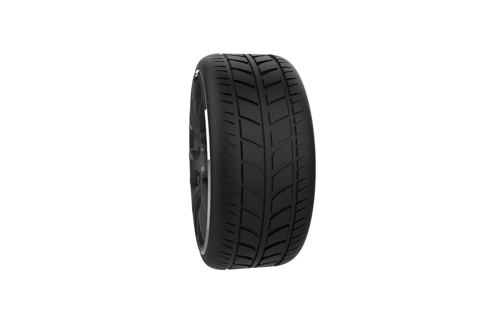 BBS CH-18 Car Wheel Rim 3D print model_17