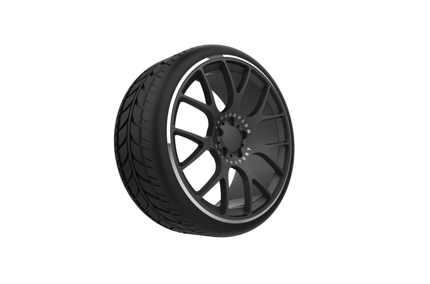BBS CH-18 Car Wheel Rim 3D print model_33
