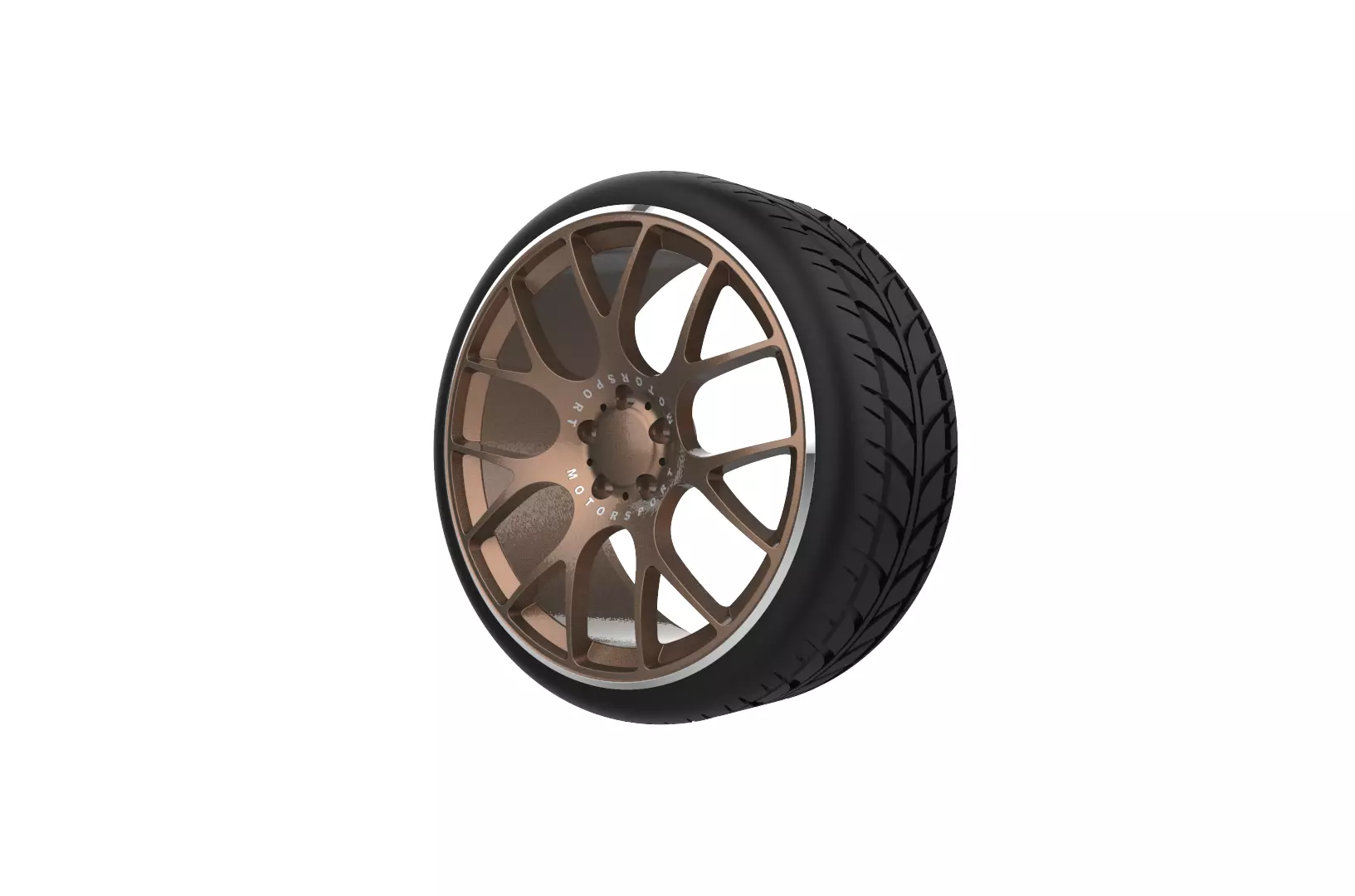 BBS CH-18 Car Wheel Rim 3D print model_0