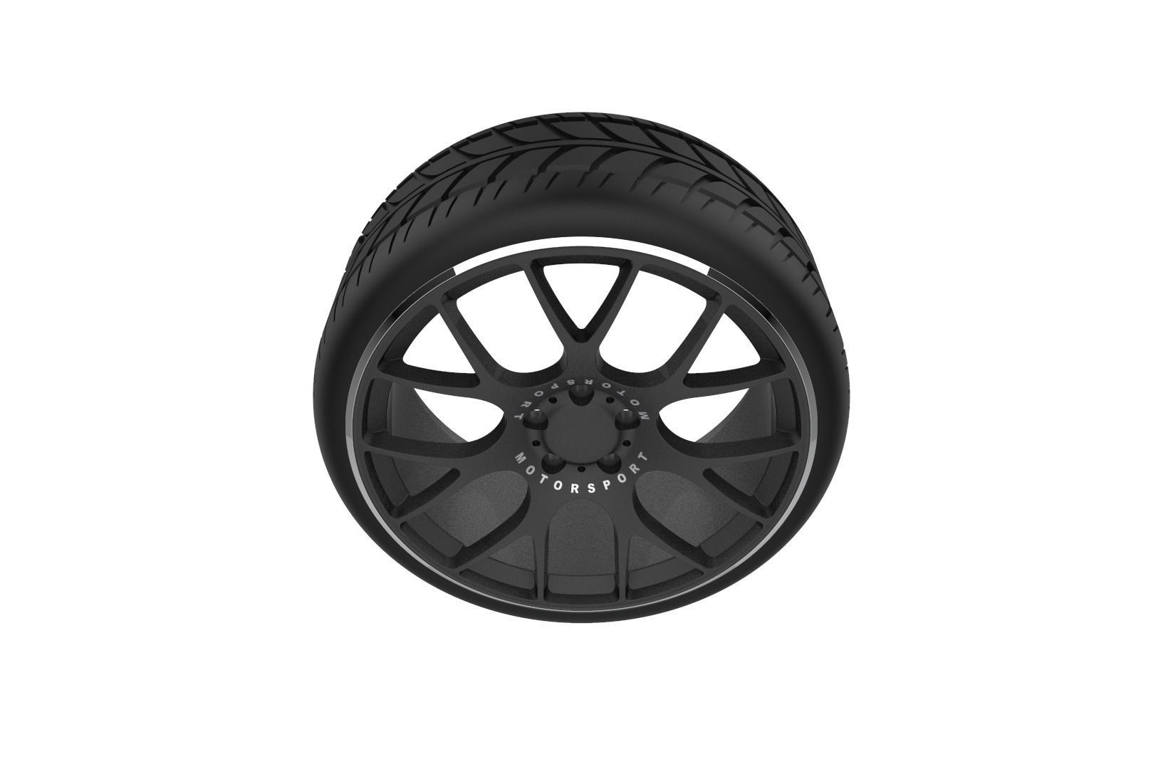 BBS CH-18 Car Wheel Rim 3D print model_35