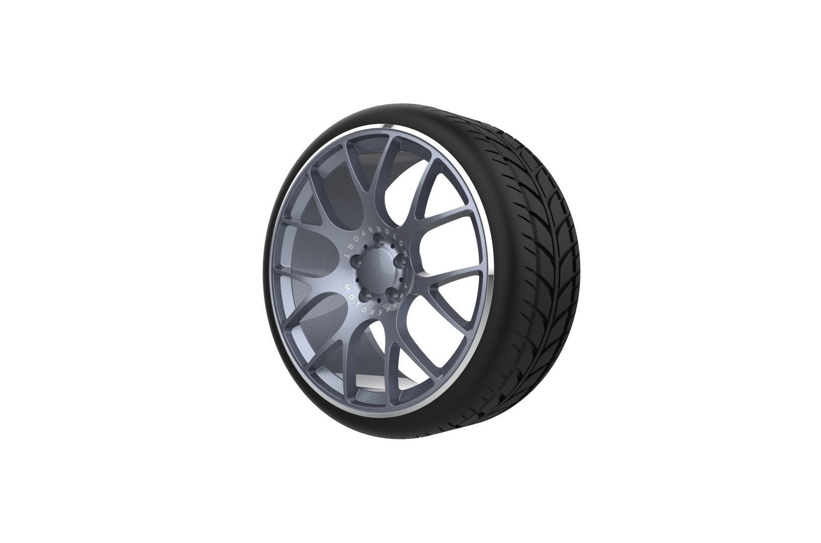 BBS CH-18 Car Wheel Rim 3D print model_10