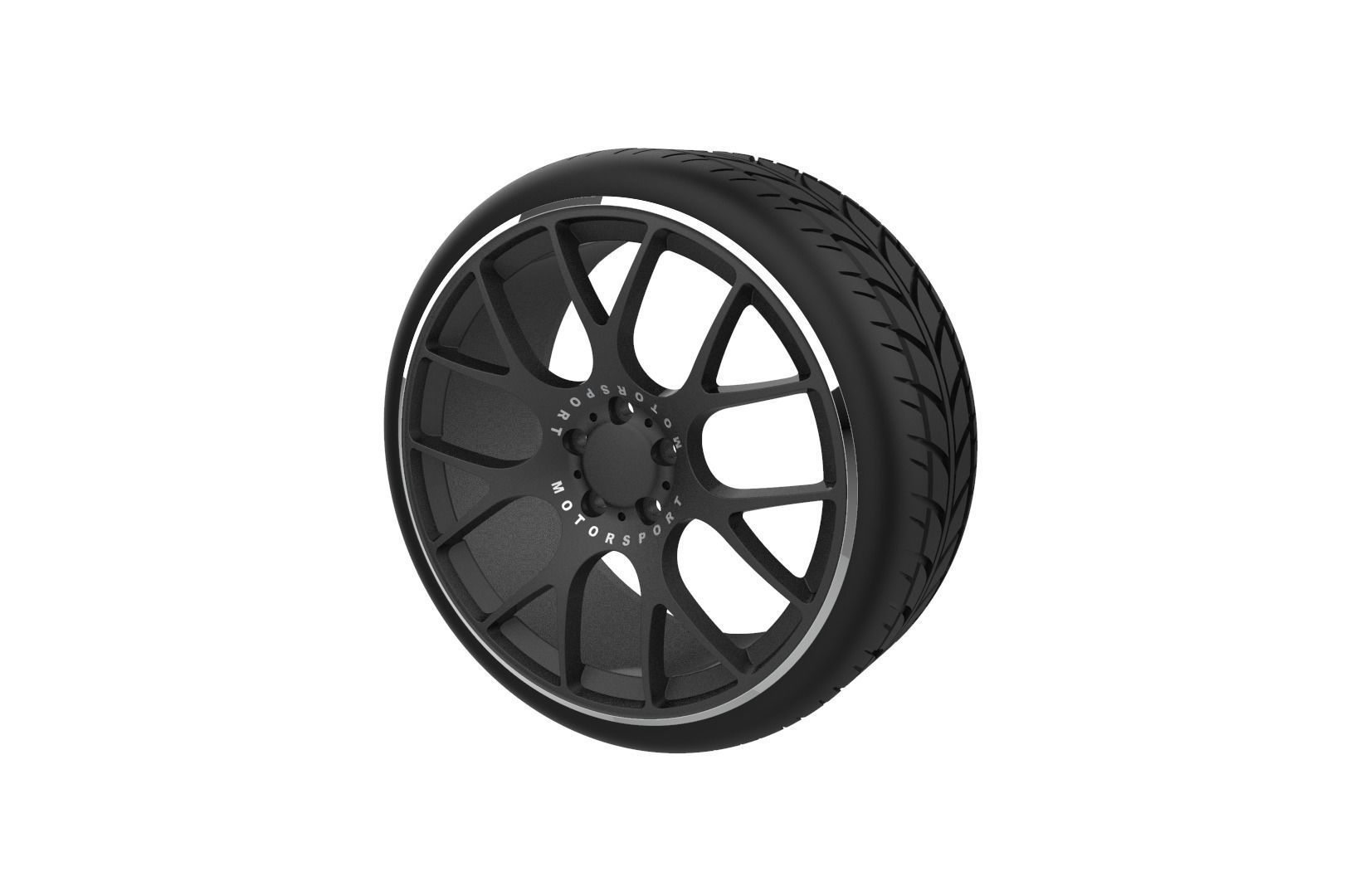 BBS CH-18 Car Wheel Rim 3D print model_13