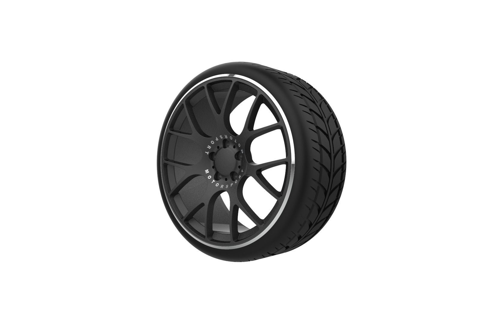 BBS CH-18 Car Wheel Rim 3D print model_1