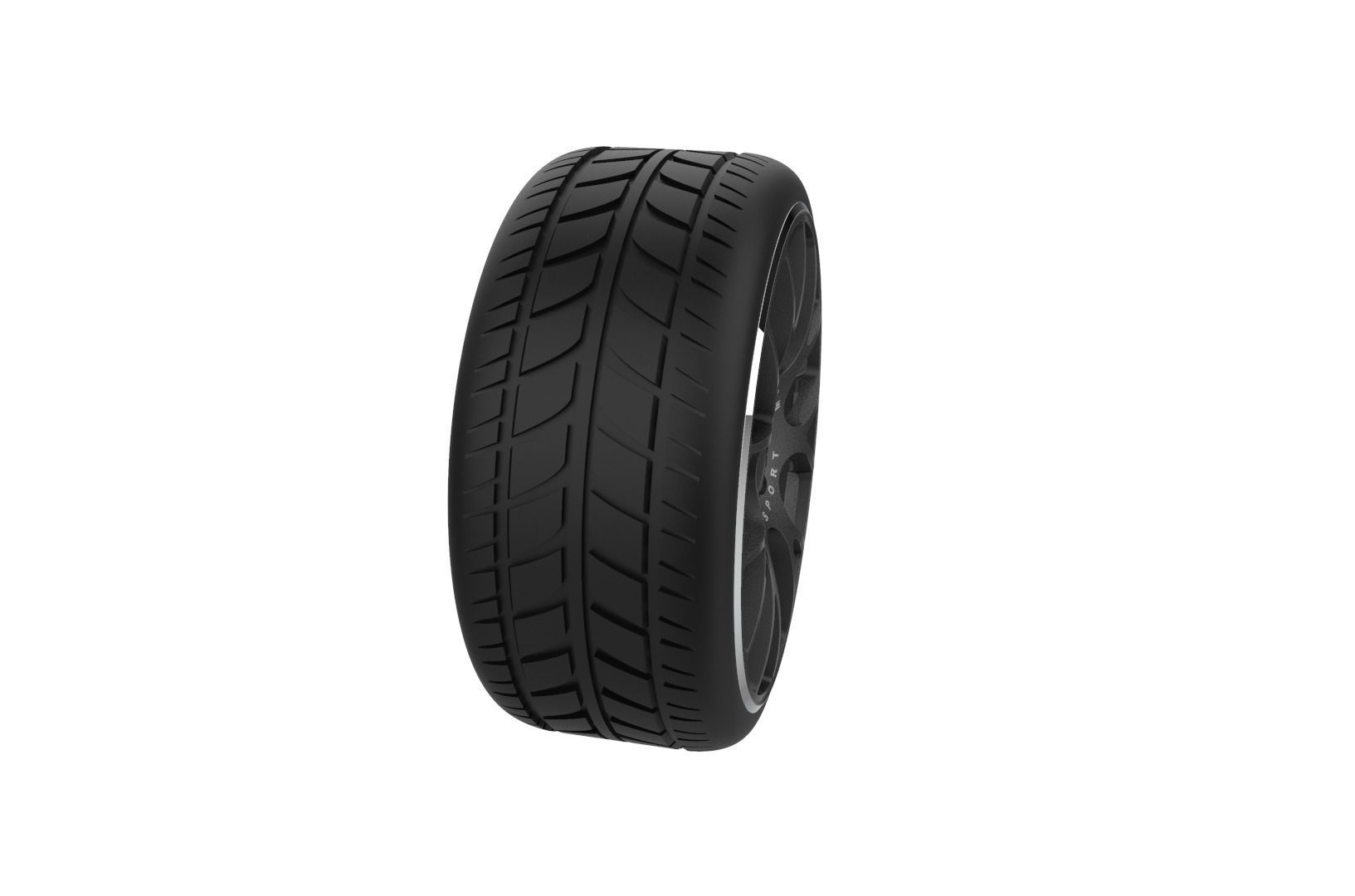 BBS CH-18 Car Wheel Rim 3D print model_29