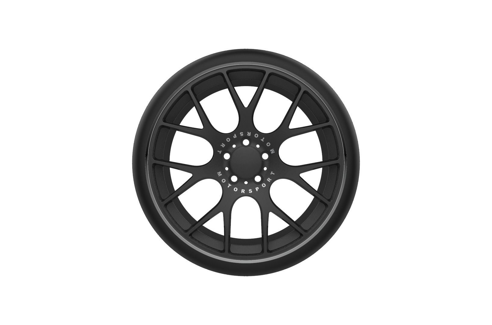 BBS CH-18 Car Wheel Rim 3D print model_34