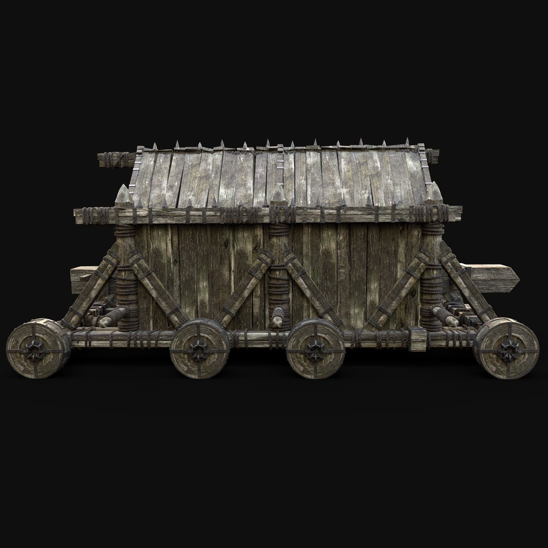 BATTERING RAM WAR MACHINE MEDIEVAL SIEGE ENGINE PACK COLLECTION _21