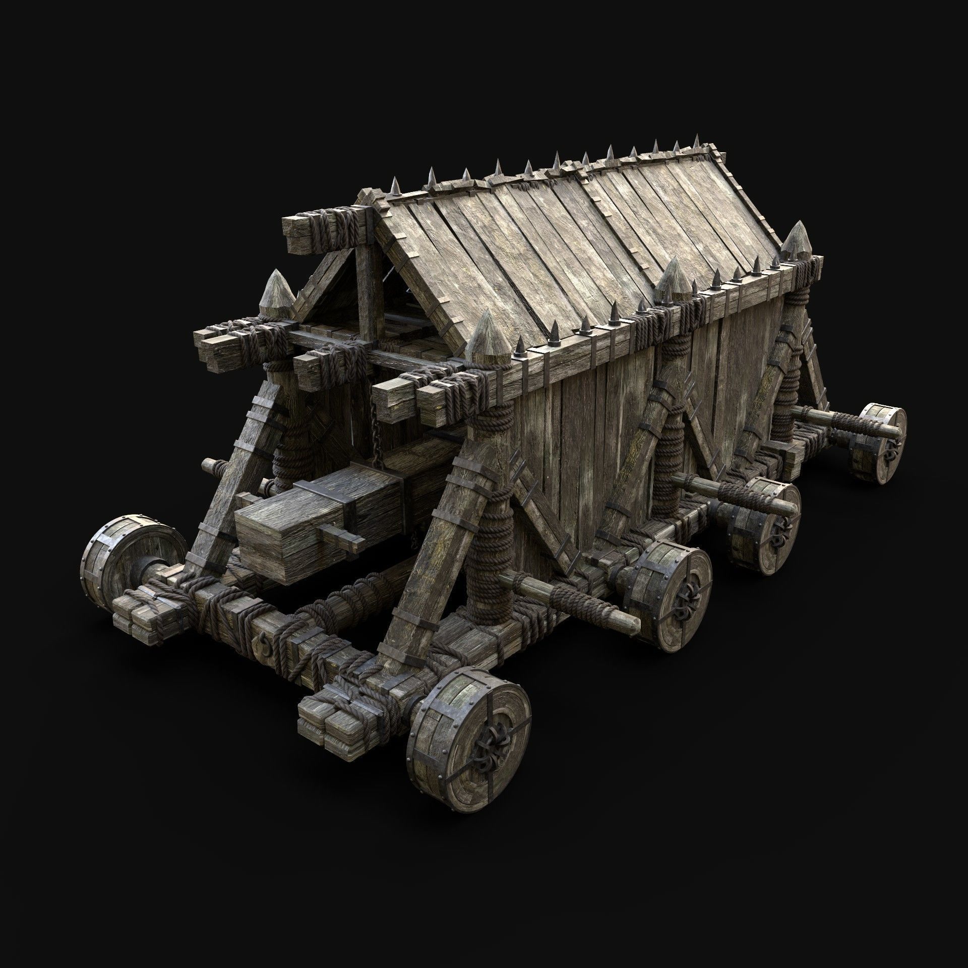 BATTERING RAM WAR MACHINE MEDIEVAL SIEGE ENGINE PACK COLLECTION _20