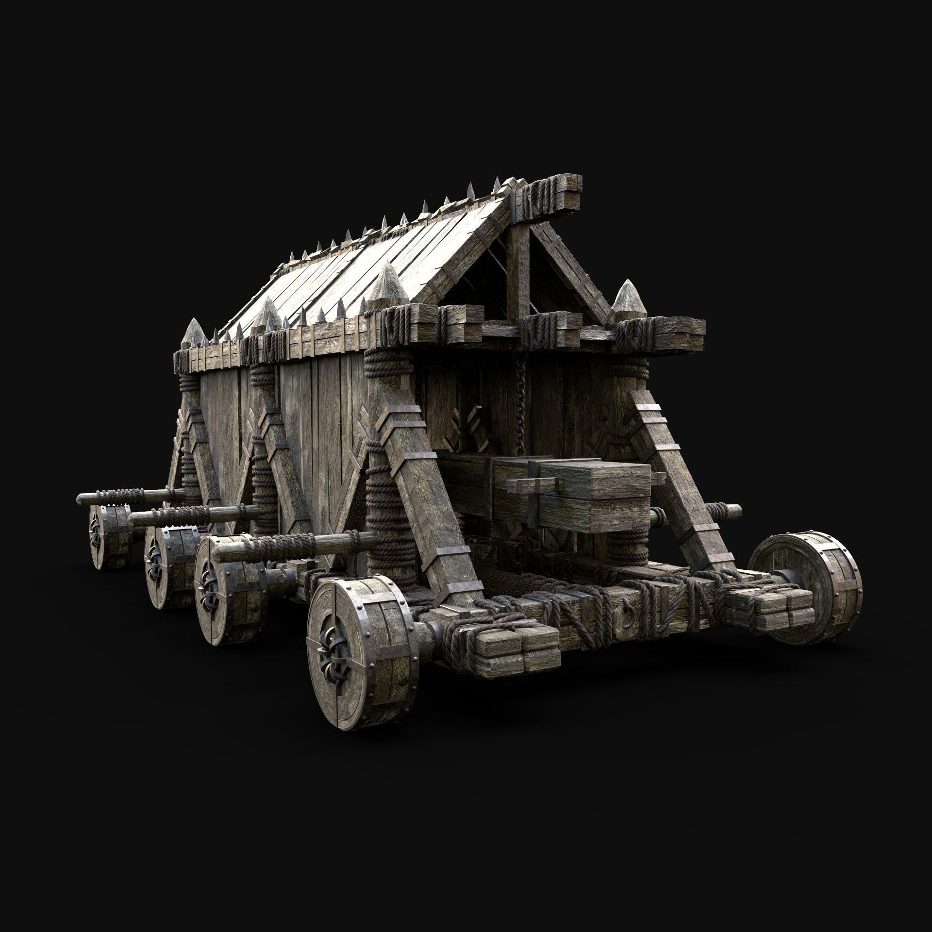BATTERING RAM WAR MACHINE MEDIEVAL SIEGE ENGINE PACK COLLECTION _19