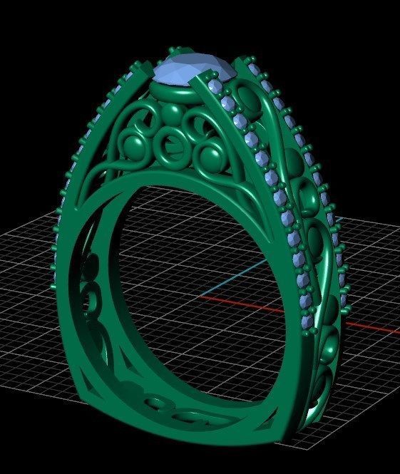 Ring bi138 3D print model_9