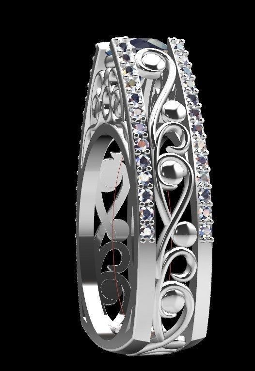 Ring bi138 3D print model_13