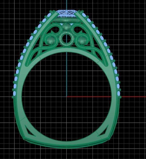 Ring bi138 3D print model_7