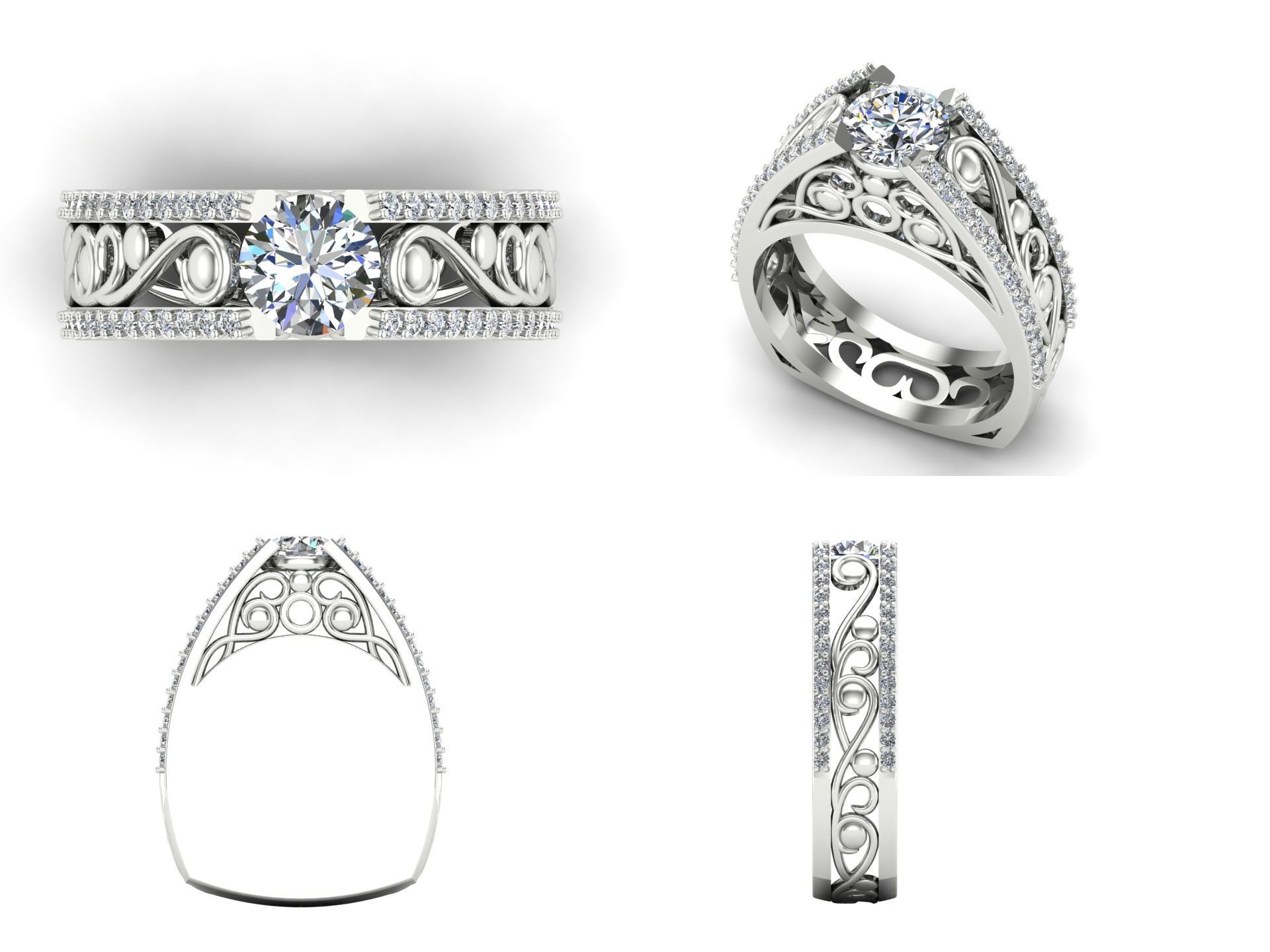 Ring bi138 3D print model_4