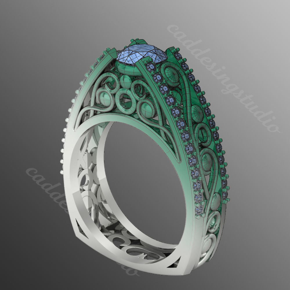 Ring bi138 3D print model_1