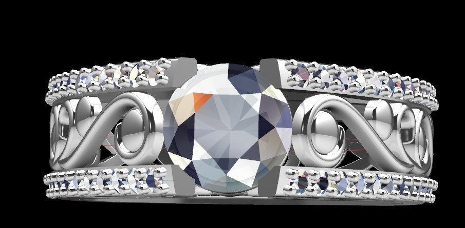 Ring bi138 3D print model_11