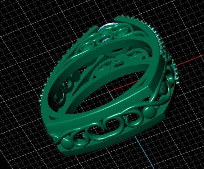 Ring bi138 3D print model_10