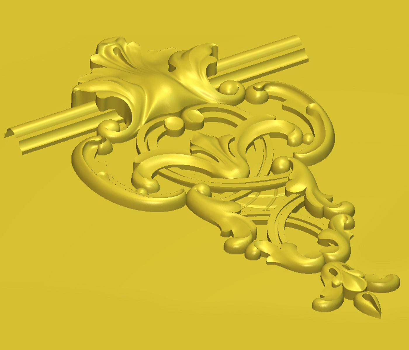 Decor vertical 01  3D model_4