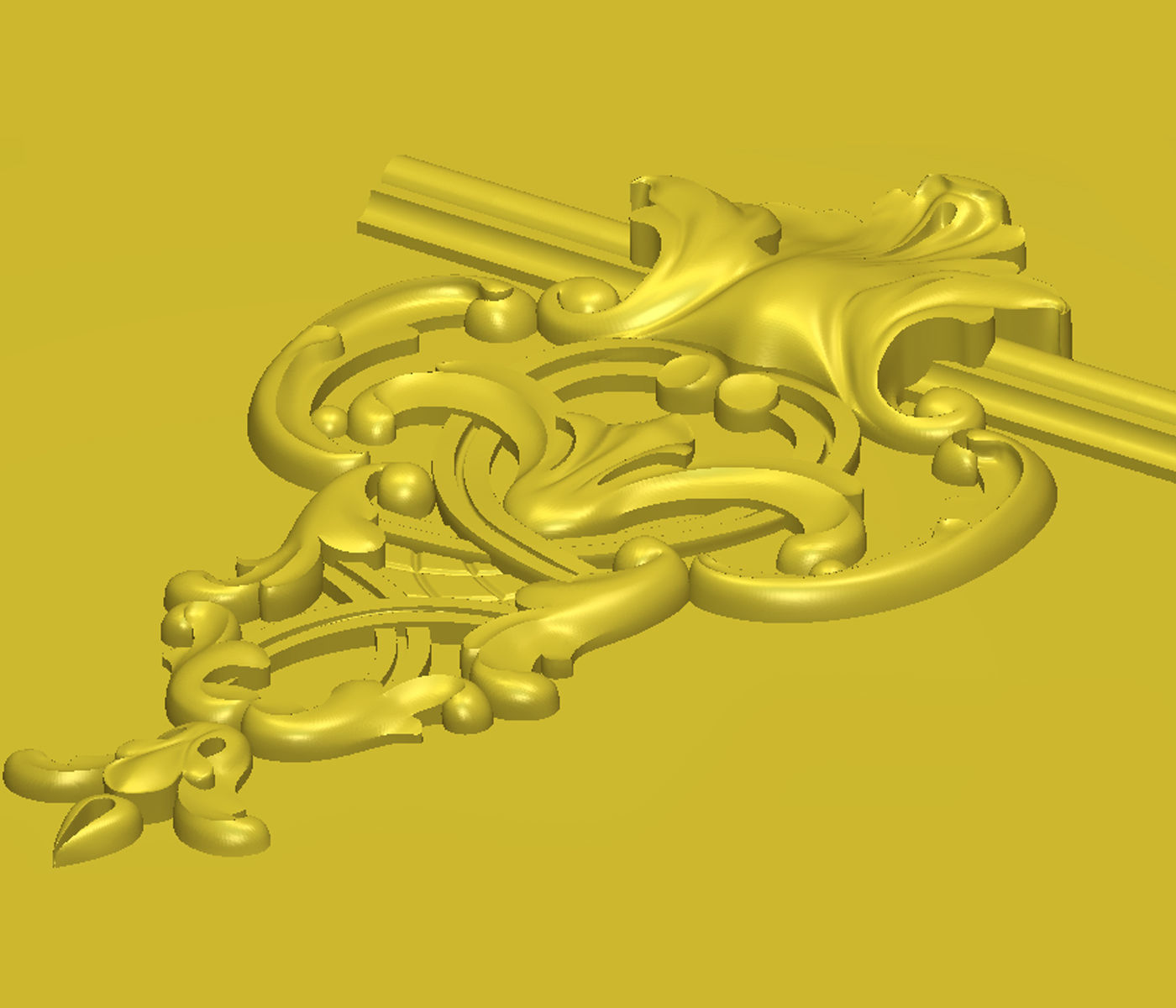 Decor vertical 01  3D model_5