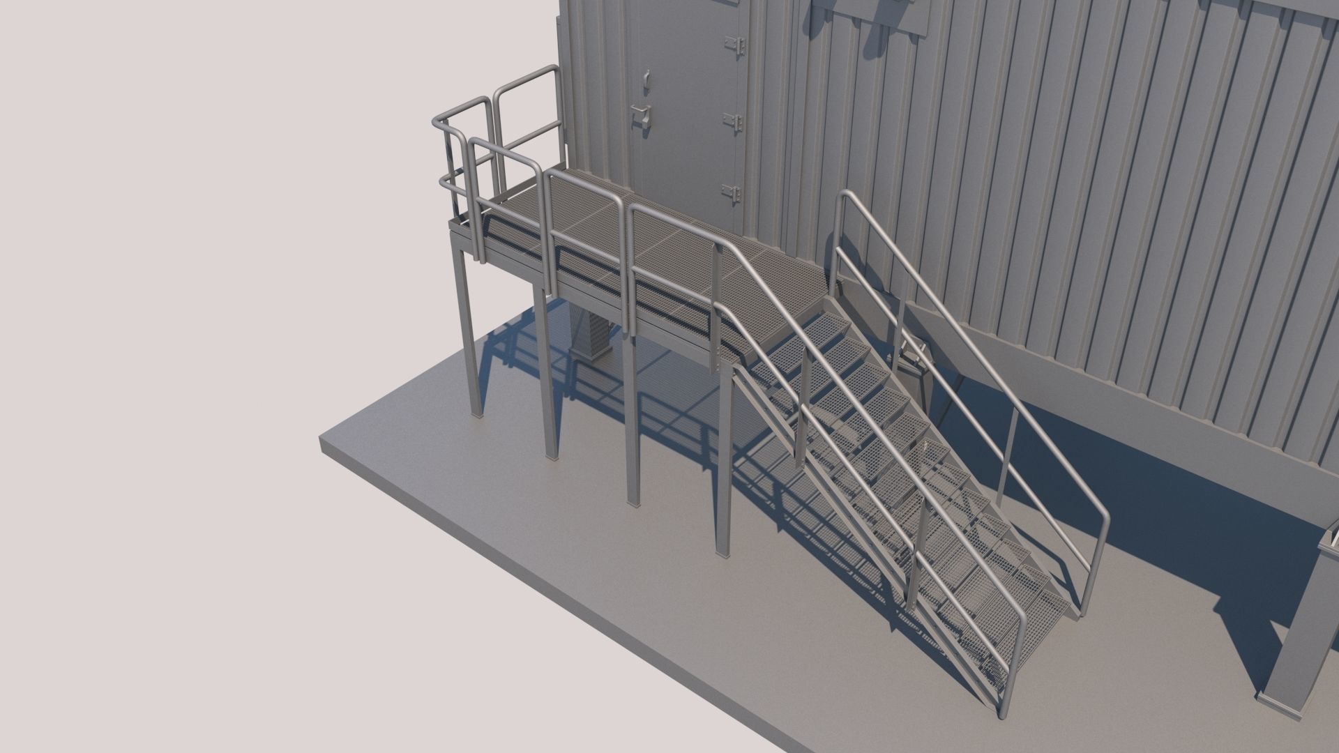 Technical structure 3D model_10