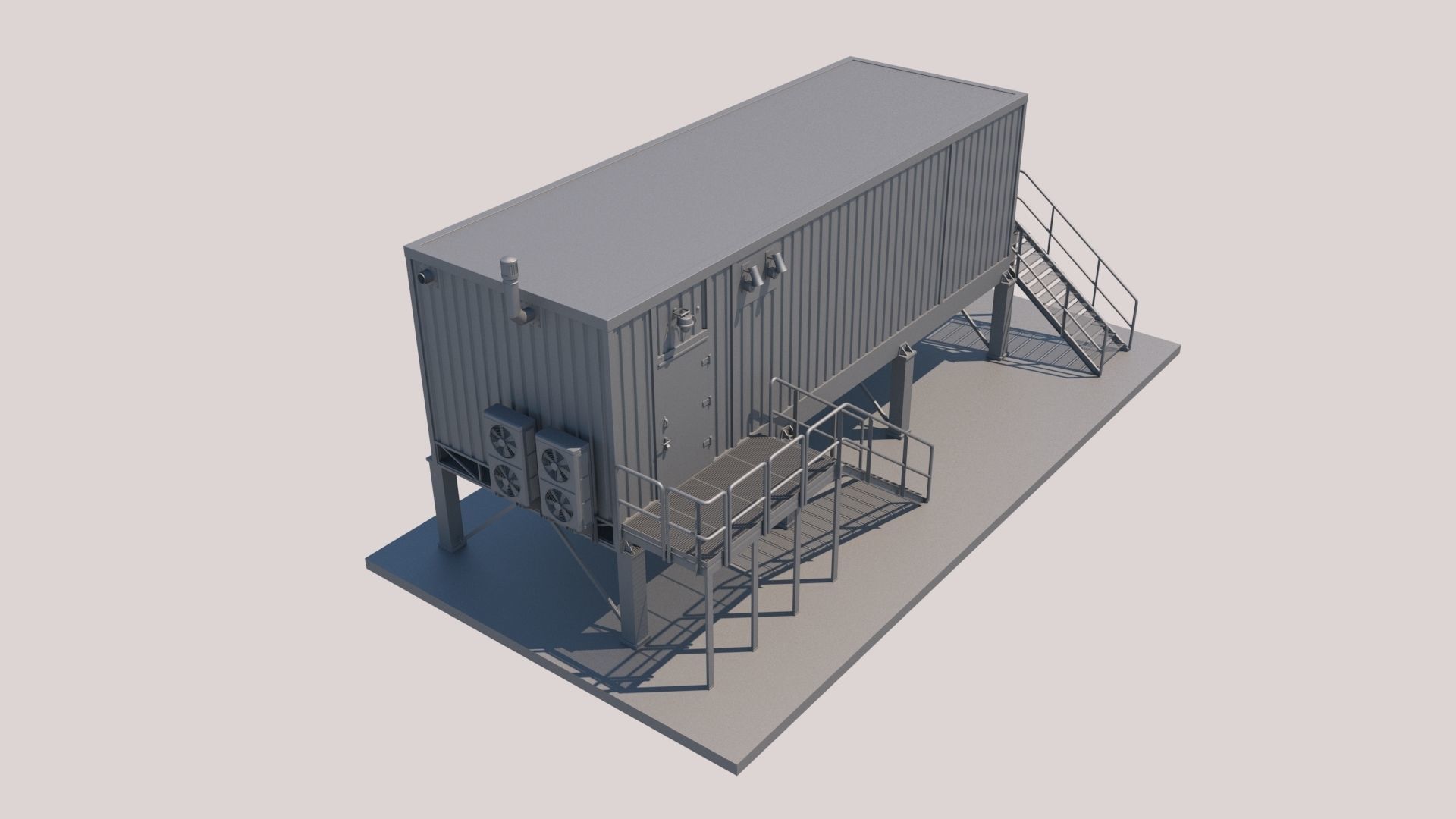 Technical structure 3D model_9