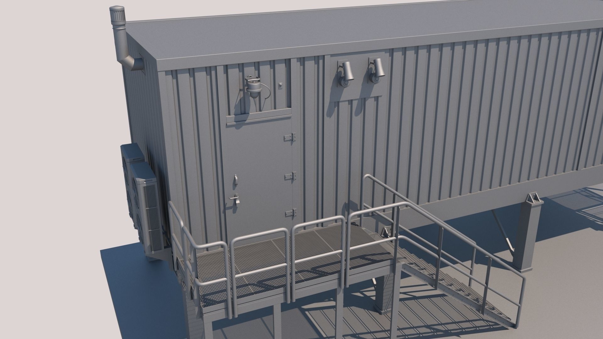 Technical structure 3D model_14